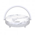 EZVALO wireless charging music desk lamp Marble
